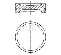 MAHLE Pistoni Adatti Per Smart Cabrio 450 0.7 0.6 Fortwo