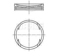 MAHLE Pistoni Per Mercedes-Benz SL 320 E-Class Cabriolet 300 SE SEL/S320