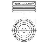 MAHLE Pistoni Per Opel Lotus Zafira A F75 2.0 OPC Astra H CC L08 L67 F07 F67