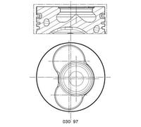 MAHLE Pistoni Per VW Transporter V Bus 2.5 TDI Multivan 030 97 02