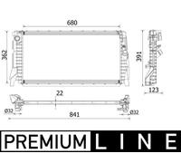 MAHLE Radiatore Acqua Per BMW 2 Active Tourer 1Er MINI Mini Countryman