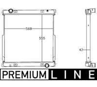 MAHLE Radiatore Acqua Per BMW 3er Z3 Coupe Alfa Romeo 33 E46 E36 907A