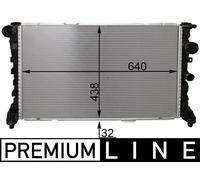 MAHLE Radiatore Acqua per Mercedes SLS Classe C Modello T C197 S204 R172