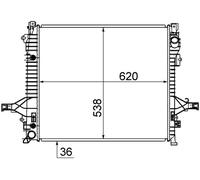 MAHLE Radiatore Acqua Per Volvo XC90 I 275 D5 AWD D3/D5 2.5 T V8 3.2 2.4