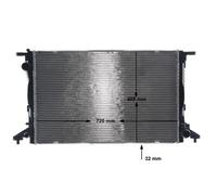 MAHLE Radiatore Acqua Per VW Touareg Audi A6 Avant Q7 CR7 C8 4A5 4M 4MB