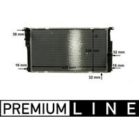 MAHLE Radiatore Acqua Radiatore Motore per BMW 1er 3er Touring F20 E81 F21 F31