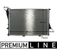 MAHLE Radiatore Acqua Radiatore Motore per BMW 5er Alpina Roadster E39 E38 E52