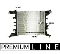 MAHLE Radiatore Acqua Radiatore Motore per Opel Meriva B Monovolume