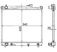 MAHLE Radiatore Acqua Radiatore Motore per Suzuki Grand Vitara I FT Gt Et Ta Td