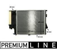 Mahle Radiatore Radiatore Acqua Compatibile Per Bmw 5 Serie E39 523I 520I 528I