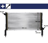 MAHLE Radiatore Radiatore Acqua Compatibile Per Fiat Doblo 119 1.2 223