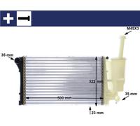 MAHLE Radiatore Radiatore Acqua Compatibile Per Fiat Panda 169 1.1 1.2 169
