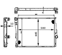 MAHLE CR 455 000S refrigeratore