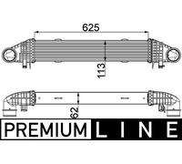 MAHLE Scambiatore Di Calore LLK Radiatore Per Mercedes-Benz
