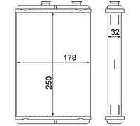 MAHLE Scambiatore di Calore Radiatore per Peugeot Expert Scatola 2.0 HDI 130 807