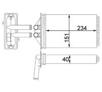 MAHLE Scambiatore Di Calore Radiatore Per Porsche Boxster 2.5 2.7 911 Cabriolet