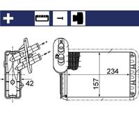 MAHLE Scambiatore di Calore Radiatore per VW Sharan 1.9 Tdi 2.0 Ford Galaxy