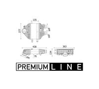 MAHLE Scambiatore Raffreddamento Intercooler Radiatore Per BMW Serie 2 F22 F87