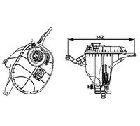 MAHLE Serbatoio compensazione, Refrigerante CRT29001S