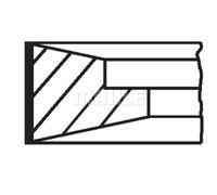 Mahle Set Di Anelli Del Pistone E Pinza Per VW LT 28-46 II Furgone 2DX0AE 2DB