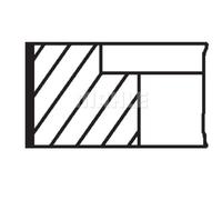 Mahle Set Di Anelli Del Pistone Pinza Per Mercedes-Benz Classe M W163