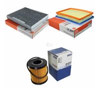 MAHLE Set Filtri per Perle di Legno per Opel Meriva