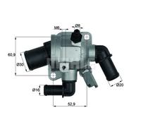 MAHLE Termostato Liquido Con Guarnizione 88°C Per Opel Corsa D Astra H Caravan