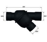 MAHLE TH 24 83 Termostato, refrigerante