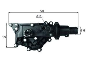 MAHLE TH 59 89 Termostato, refrigerante per RENAULT