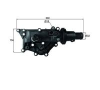 Mahle TH 60 89 Termostato Refrigerante Per Renault Clio III Clio III Grandtour