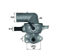 MAHLE TI 133 88D Termostato motore per CHRYSLER VOYAGER IV (RG, RS) 88°C