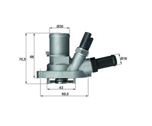 Mahle TI 149 88 Termostato Refrigerante Per Fiat Panda Ford KA Lancia Ypsilon