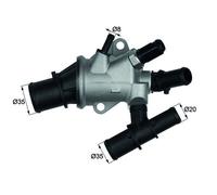 MAHLE ORIGINAL TI 170 88 Termostato motore per FIAT MULTIPLA (186) 88°C
