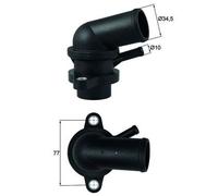 MAHLE TI 239 87D Termostato, refrigerante per CHEVROLET,DAEWOO