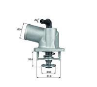 Termostato, refrigerante MAHLE TI 55 92D