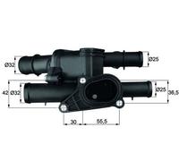 MAHLE TM 1 105 Termostato, refrigerante per AUDI,SKODA,VW