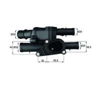 Mahle TM 2 105 Termostato Liquido Refrigerante per Skoda Octavia I VW Bora Audi