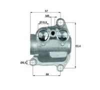 MAHLE TO 12 100 Termostato, Raffreddamento olio per BMW