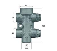 MAHLE ORIGINAL TO 8 80 Termostato, Raffreddamento olio