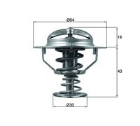 Mahle TX 114 82D Termostato Refrigerante per Toyota Volvo Renault Infiniti