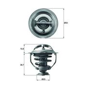 Mahle TX 117 95D Termostato Refrigerante Per Audi A4 8H7 VW EOS 1F7 1F8