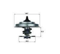 Mahle TX 18 87D Termostato Refrigerante Per Mercedes-Benz Jaguar Daewoo Daimler