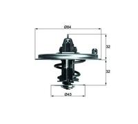 MAHLE TX 36 85D Termostato, refrigerante per BMW