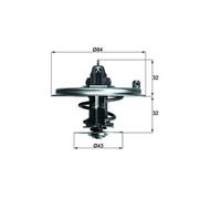 Mahle TX 36 85D Termostato Refrigerante Per BMW E34 E32 E38 E31