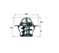 Mahle TX 4 87D Termostato Refrigerante Per Opel Mazda Ford Triumph KIA Rover MG