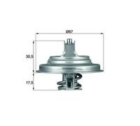 Termostato TX 54 83D MAHLE per MERCEDES-BENZ SK CITARO ATEGO UNIMOG AXOR TOURINO