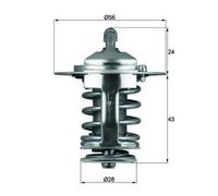 MAHLE TX 70 82 Termostato, refrigerante per CHERY,CITROËN,DAEWOO,FODEN TRUCKS,HY