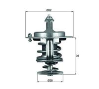 MAHLE TX 71 82D Termostato, refrigerante per FORD,FORD ASIA & OCEANIA,FORD USA,M