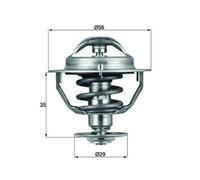 MAHLE TX 73 82D Termostato motore per TOYOTA Yaris Hatchback (P9) 82°C