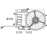 MAHLE Ventola Raffreddamento Motore Adatta Per MINI Mini CFF 30 000S